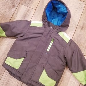 Old navy gray snow coat with fleece insert 2T